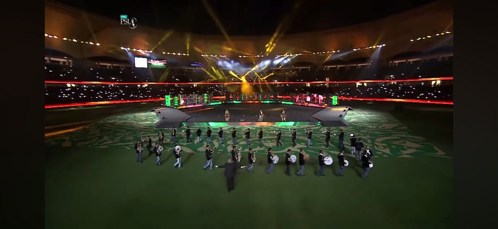 Drill Design: Formations built for stadium-scale visuals.